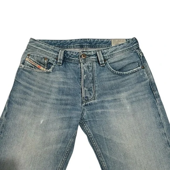 Diesel Men's Light Blue Slim Straight Jeans - Picture 9 of 16